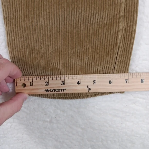 Levis Pants Womens 28x30 Tan Corduroy Straight Leg Hipster Fall Grandpa - Picture 12 of 13